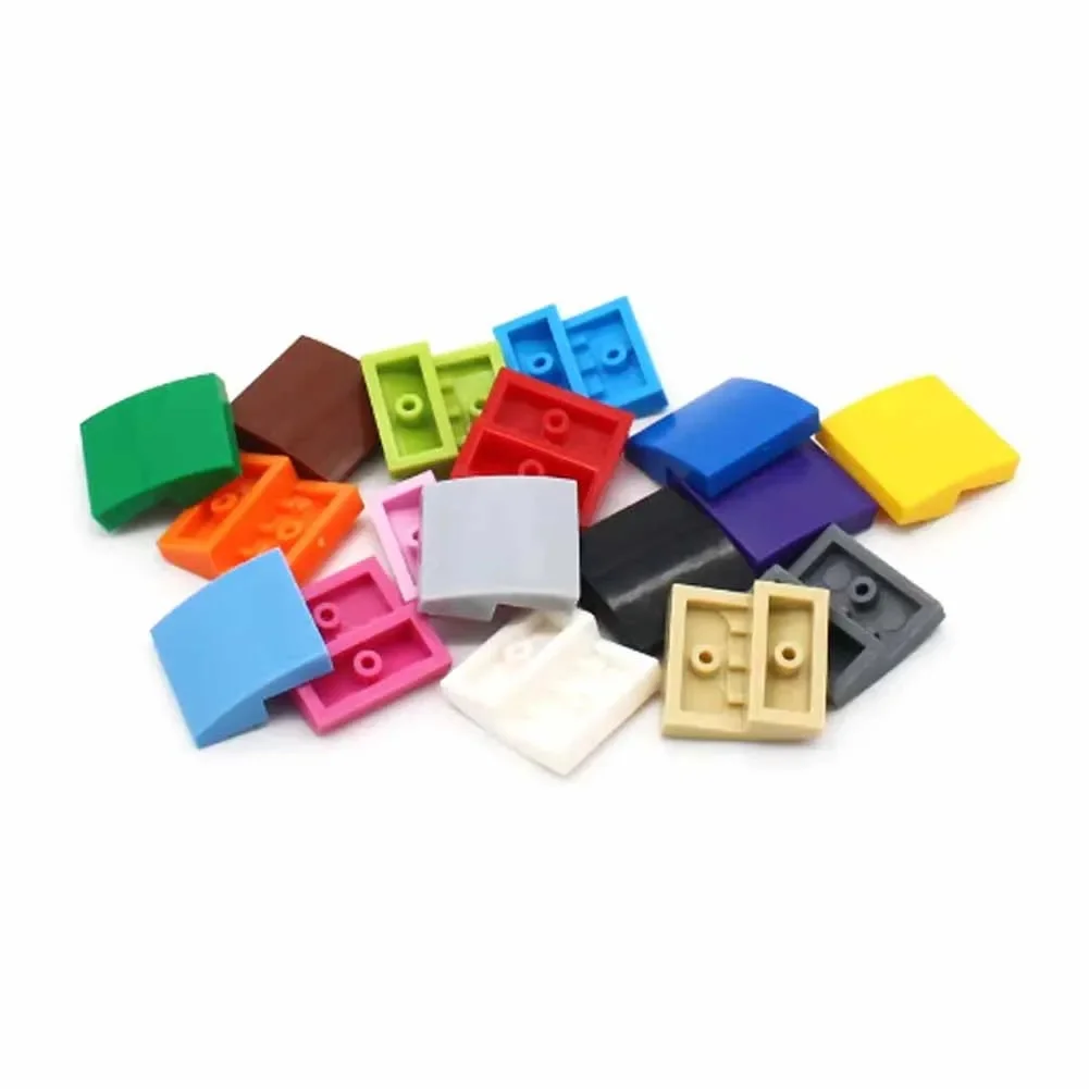 Décennie s de construction 2x2, 60 pièces, bricolage, MOC, bois rafraîchissant, compatibles avec les jouets de construction assemblés, 15068