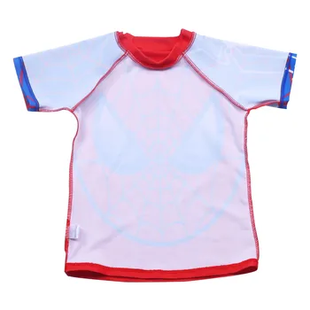 Cartoon Two-Piece Boys Swimsuit 4 Boy Two Piece Suits Swimsuit Kid Short Sleeve Sunscreen Quick Drying Swimwear 3-10 Year Children Cool Cartoon Print Beachwear 4