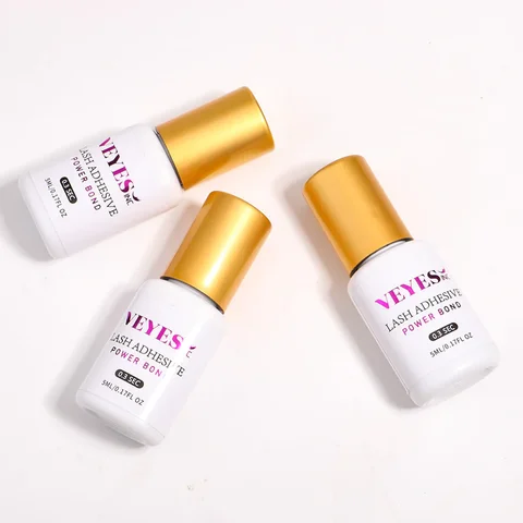 Veyes Inc 5ml/10ml 0.3s Eyelash Extension Glue Shipping from US Veyelash 7 Week Retention Volume Clear Lash Adhesive