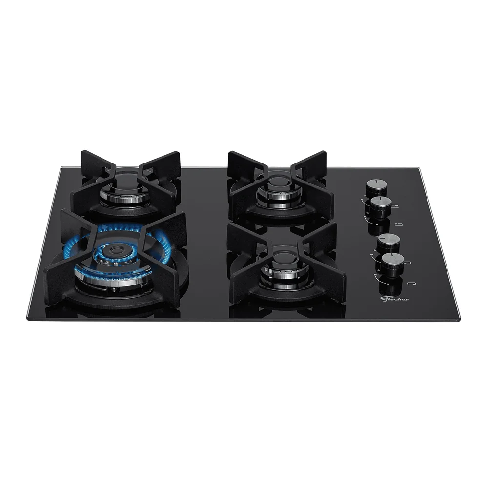 COOKTOP A GÁS FISCHER 4 BOCAS TRIPLA CHAMA INFINITY 26297-57076 BIVOLT
