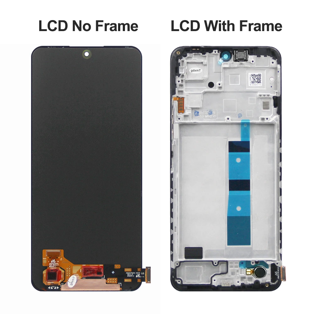 Screen for Xiaomi Redmi Note 12 4G Lcd Display Touch Screen Digitizer with Frame for Redmi Note 12 23021RAAEG 23021RAA2Y Screen