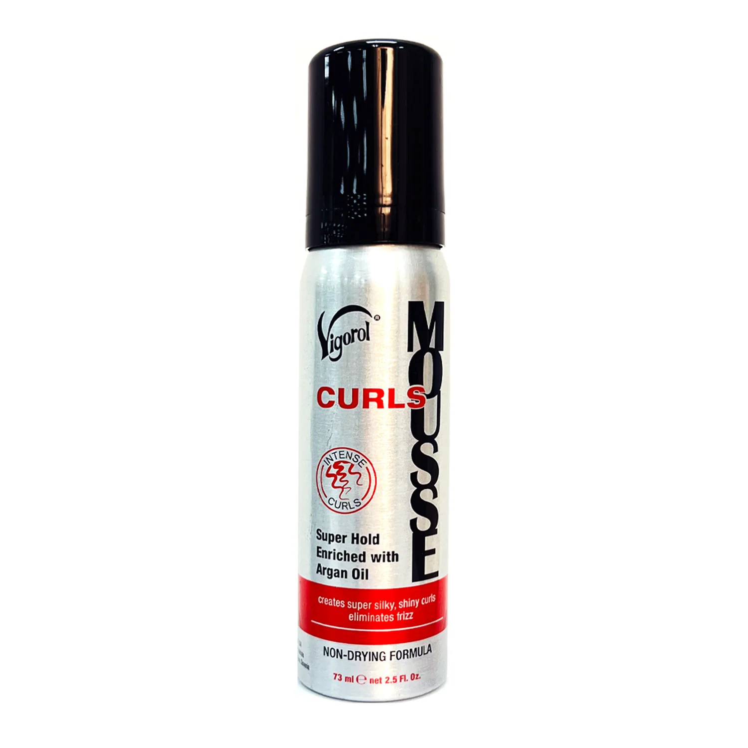 Vigorol Curls Super Hold Foaming Mousse - Strong Hold, Adds Shine, Defines Curls, Long-Lasting Style