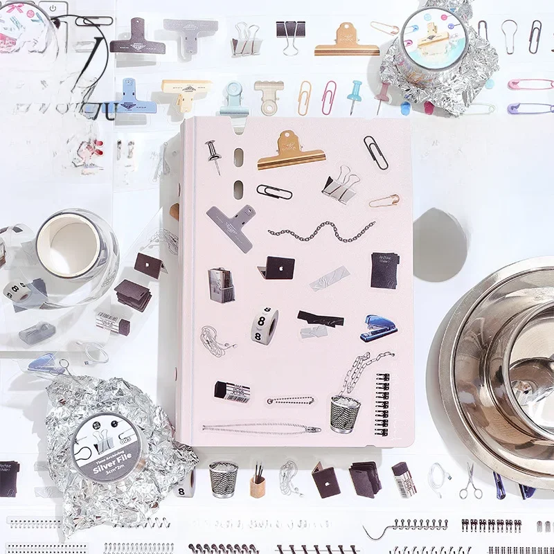 JIANWU 30mm * 200cm série d'archives du temps Vintage Journal outil matériel Collage PET bande créative bricolage papeterie