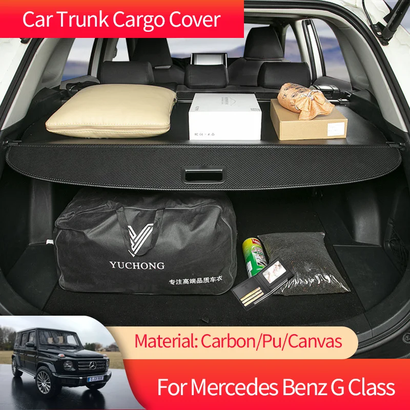 

Car Trunk Curtain Accessories Retractable Cargo Cover Rear Tray Privacy Security Luggage for Mercedes Benz G Class W463 G55 G63