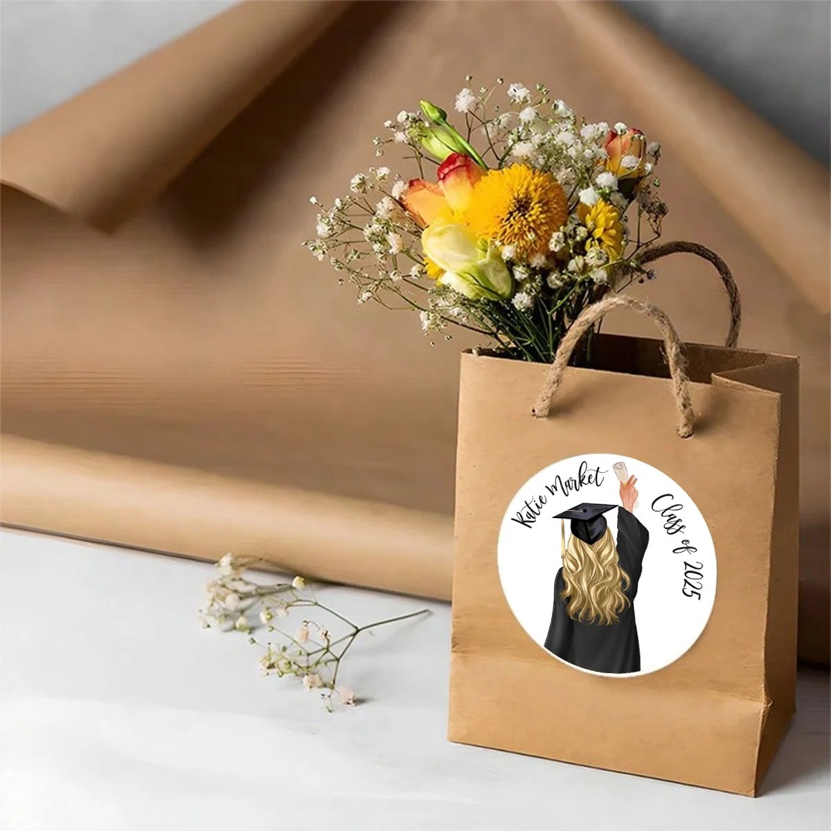 Custom Self-Adhesiv…