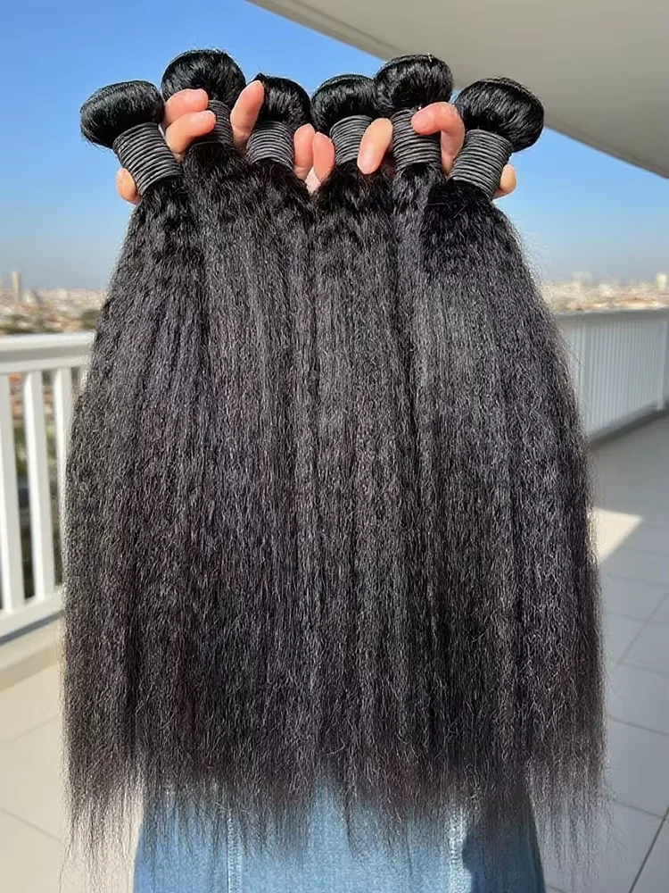 

30-дюймовые индийские необработанные девственные необработанные 100% человеческие волосы 15A странные прямые пучки яки прямые двойные объемные плетения наращивания