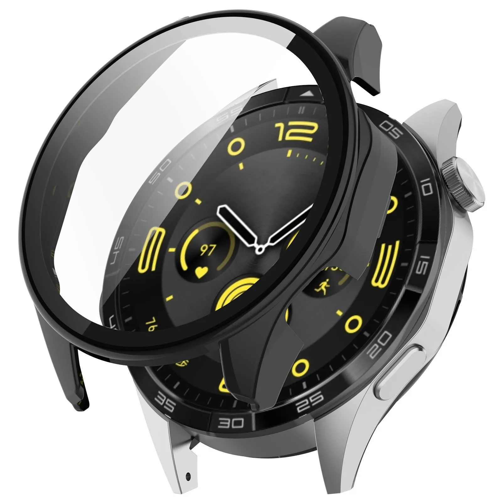 Hard PC Case Glass For Huawei Watch GT4 46MM 41MM Full Coverage Bumper Screen Protector Shell For Huawei Watch GT 4 Accessories