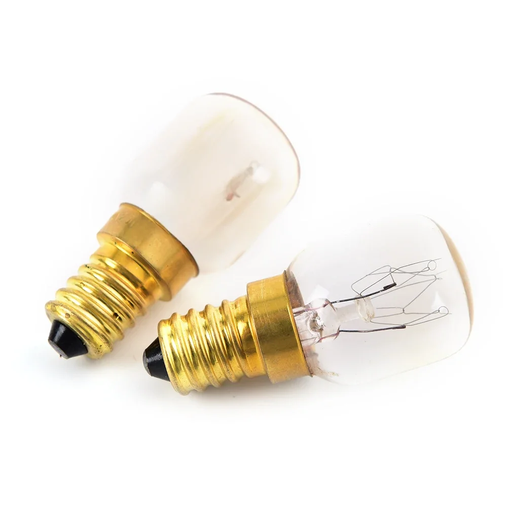 Ampoules de four domestique E14, lampe blanche chaude, ampoule de cuisinière, degré de chaleur, lumière JxMachine, 220-230V, 300 °C, 15W, 25W