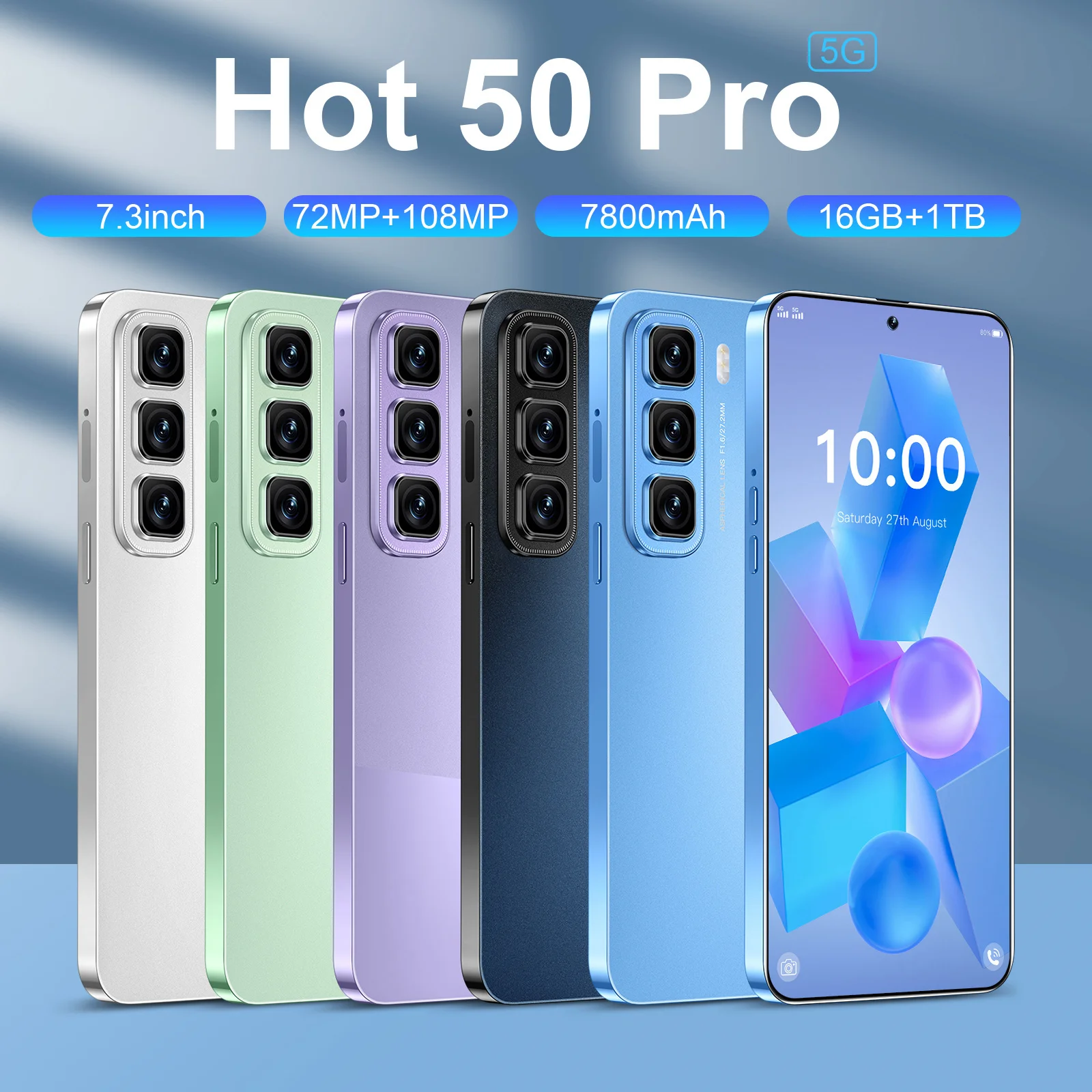 

2026 NEW High Quality Silicone Case For HOT 50 Pro 7.3 Inch Smartphone Shockproof Cover Lite Moblie Phones Cases