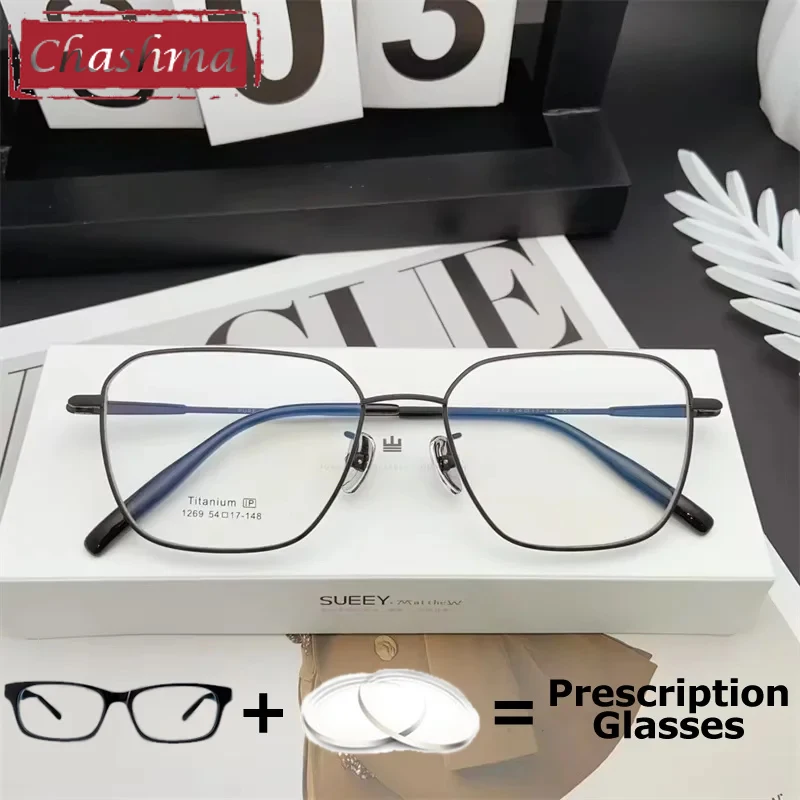 

Women Optical Prescription Glasses Anti Blue Ray Square Myopia Lens Multifocal Progressive Glass Fashion Spectacle for Men