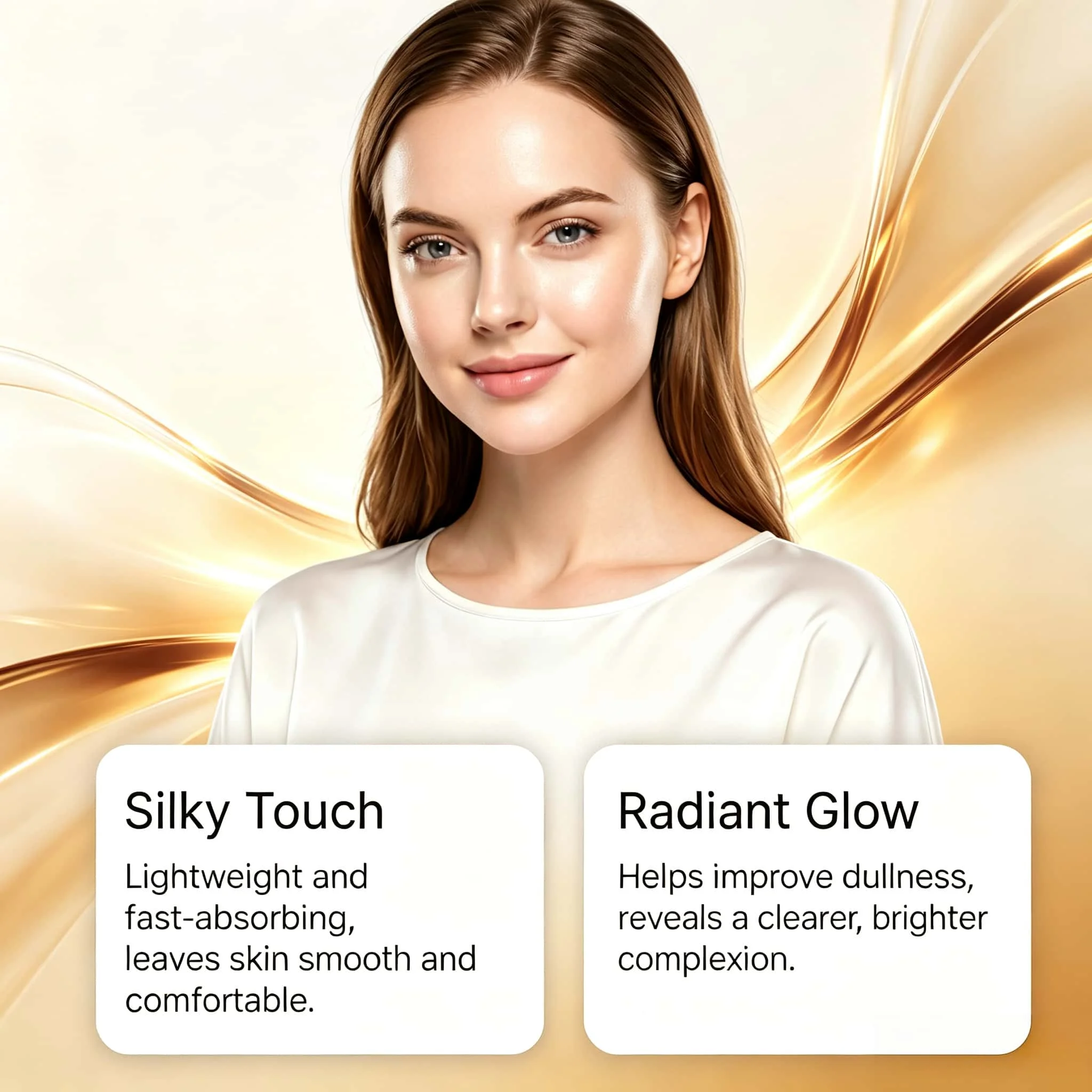 Ginseng Polypeptide Face Serum Anti Wrinkle Hydrating Firming Elasticity Fine Lines Smoothing Brightening Dullness Lightweight Fast Absorbing Non Greasy Daily Skin Care