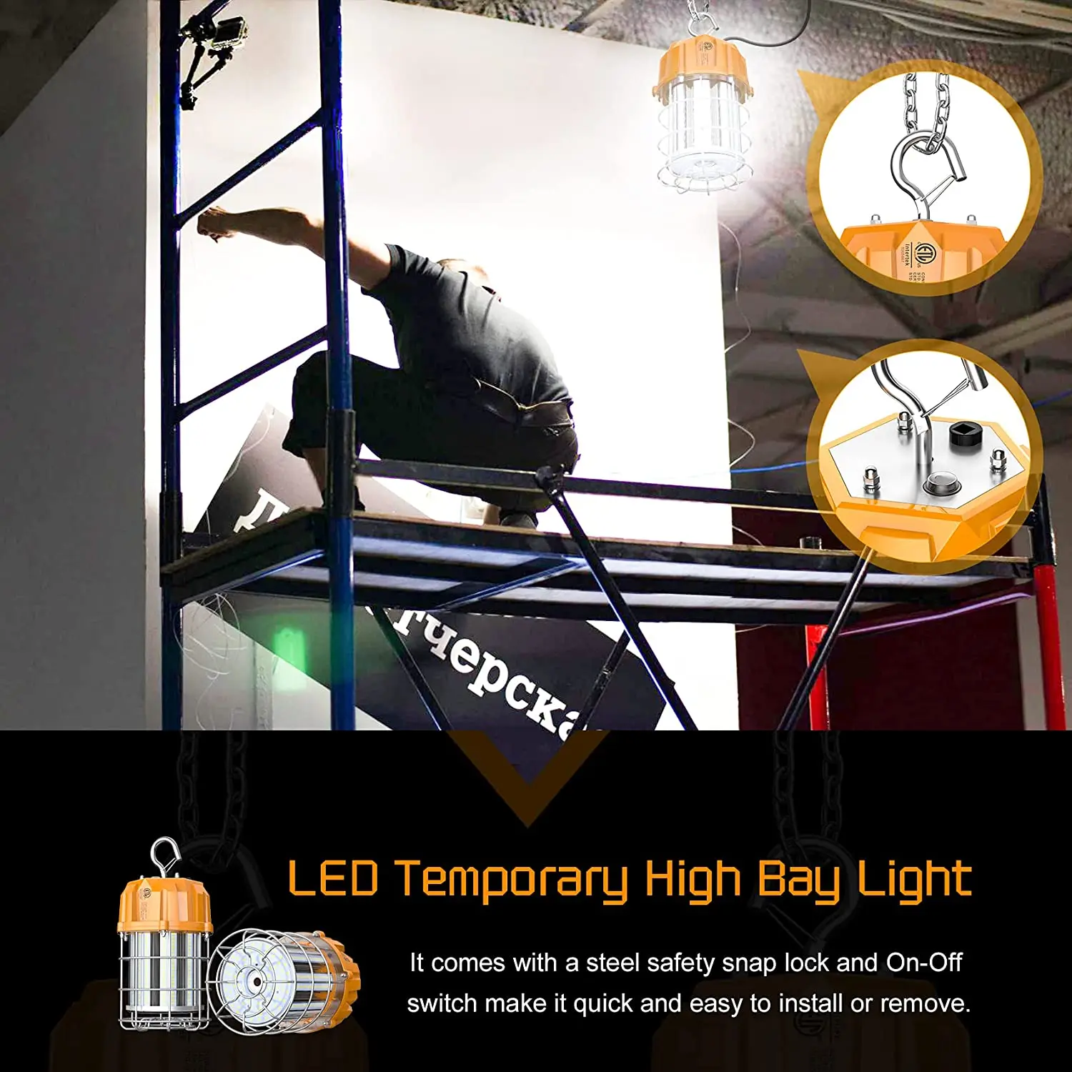 150W Outdoor Construction Job Lighting 5 Years Warranty AC100-277V LED Work Light