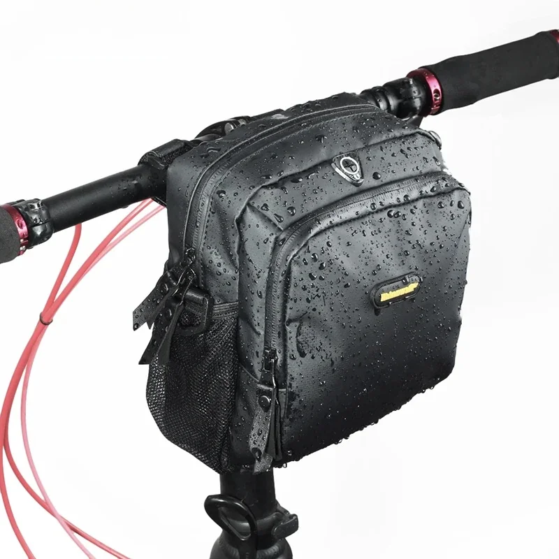 AliExpress Rhinowalk Bicycle Bag Waterproof MTB Bike Front Frame Tube Folding Bike phone cycling bag bike accessories T92