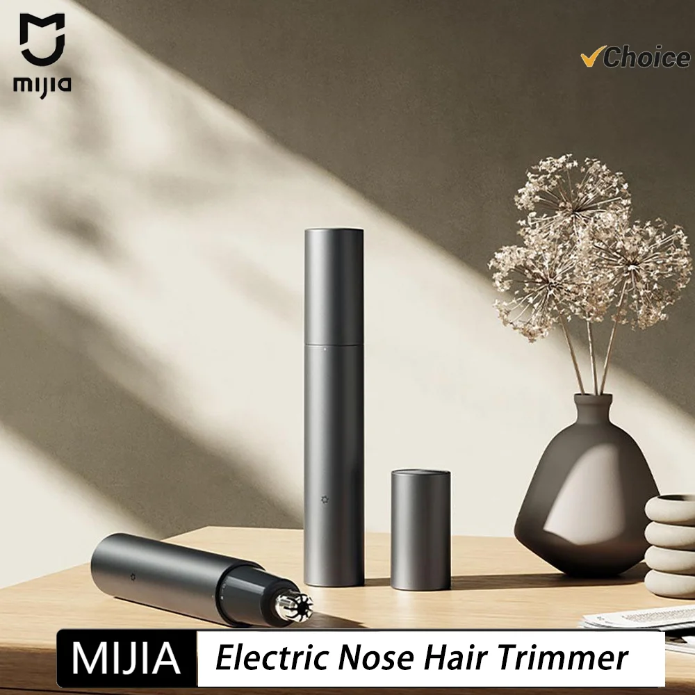 NEW Mijia Electric Nose Hair Trimmer Portable Nose Ears Hair Eyebrow Trimmer for Men Rechargeable Painless Clipper