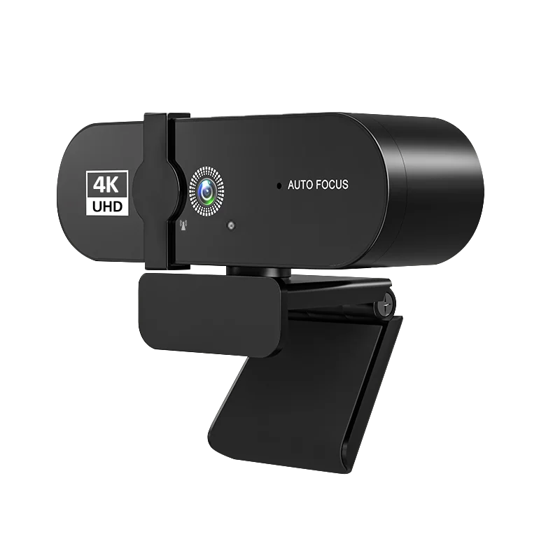 4K Webcam Autofocus USB Computer Camera with Microphone Privacy Cover Wide Angle Plug and Play for PC Laptop Streaming Video Cal