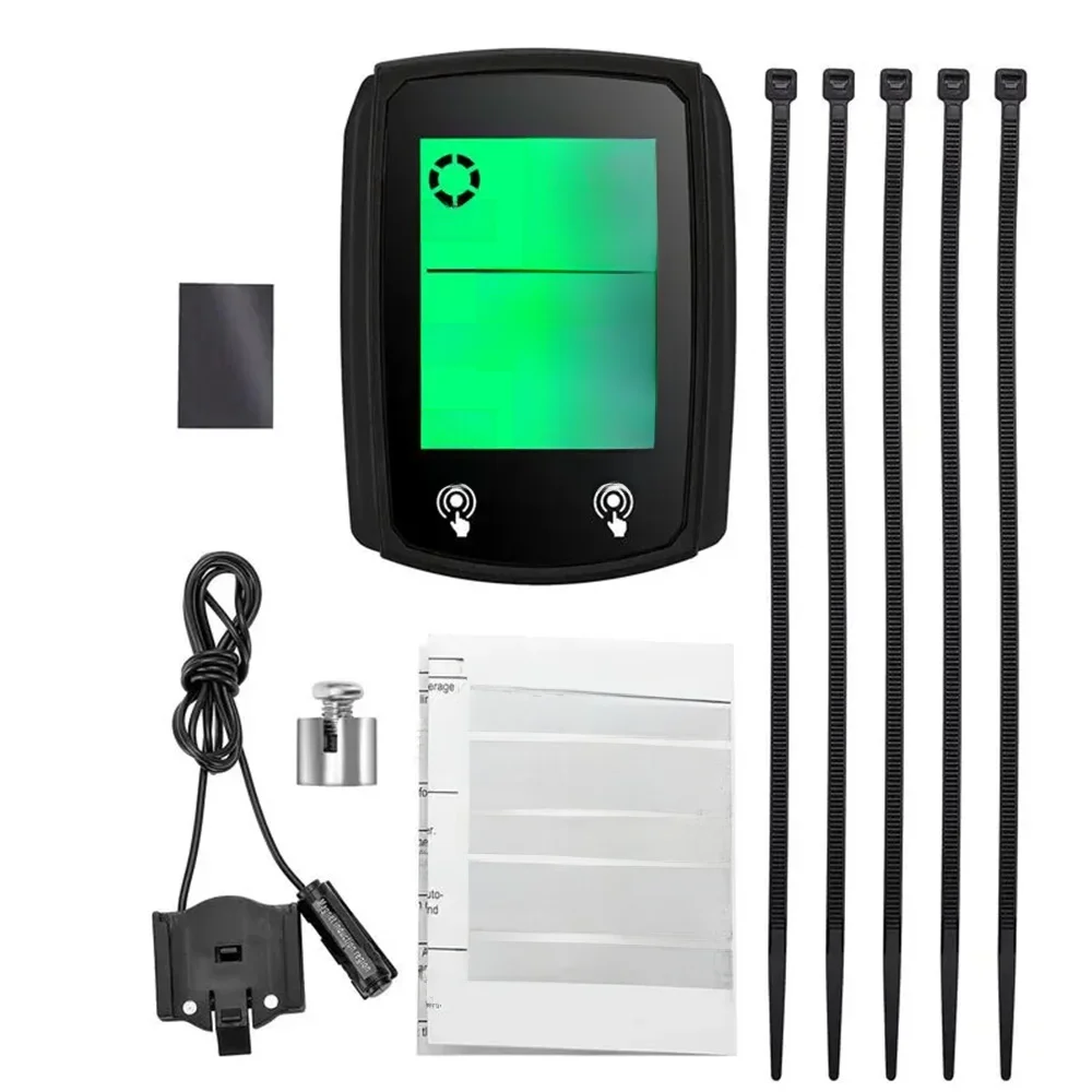 AliExpress NONE Touch screen bicycle wired code meter Speedometer odometer English code meter Luminous wired code meter odometer