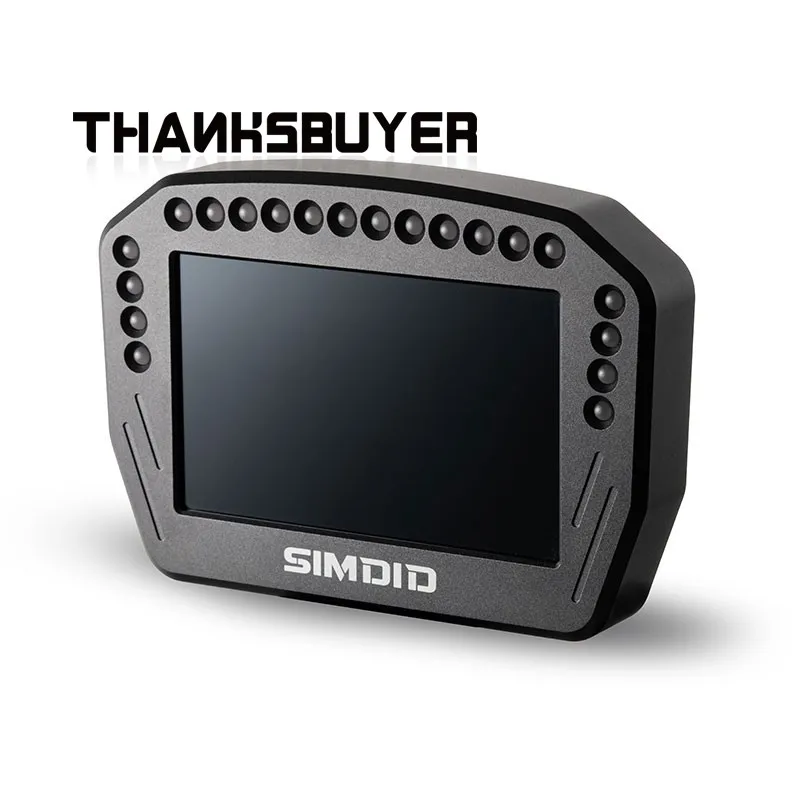 Simplayer-DH480 Pro Dashboard Dash Display, 5 "Ultra Color HD IPS tela, built-in placa gráfica USB, exibição SIMDID