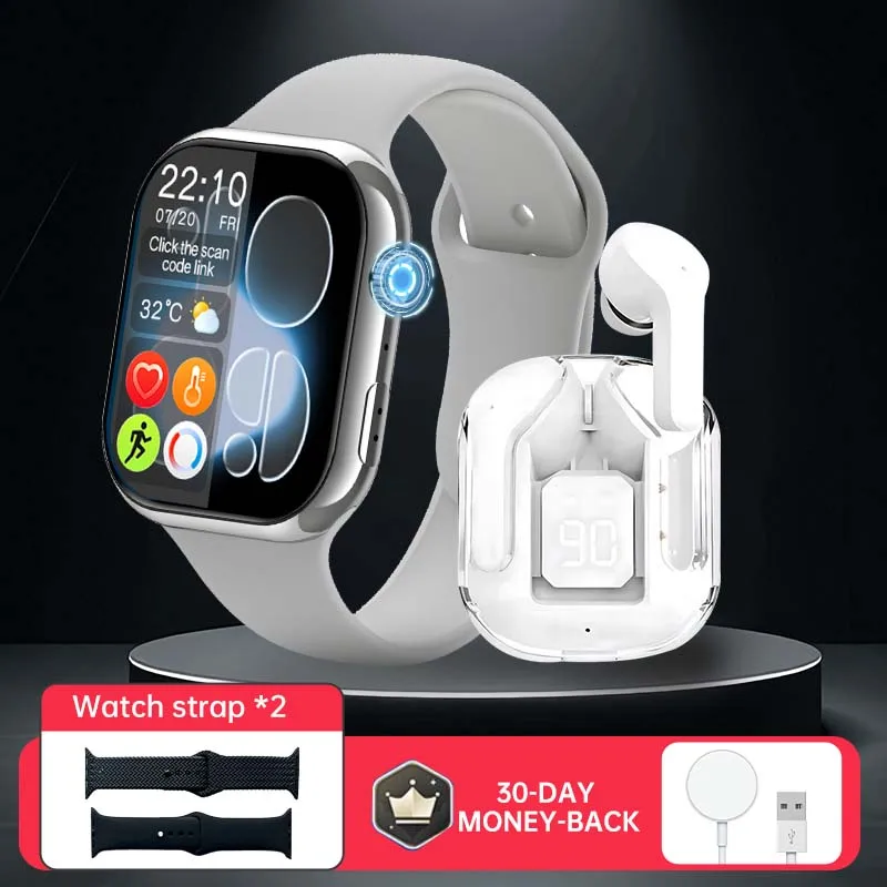 

Новейшая модель 2026 года: умные часы с диагональю экрана 2,01 дюйма, функциями отслеживания фитнес-активности, измерения частоты сердечных сокращений и уровня кислорода в крови.