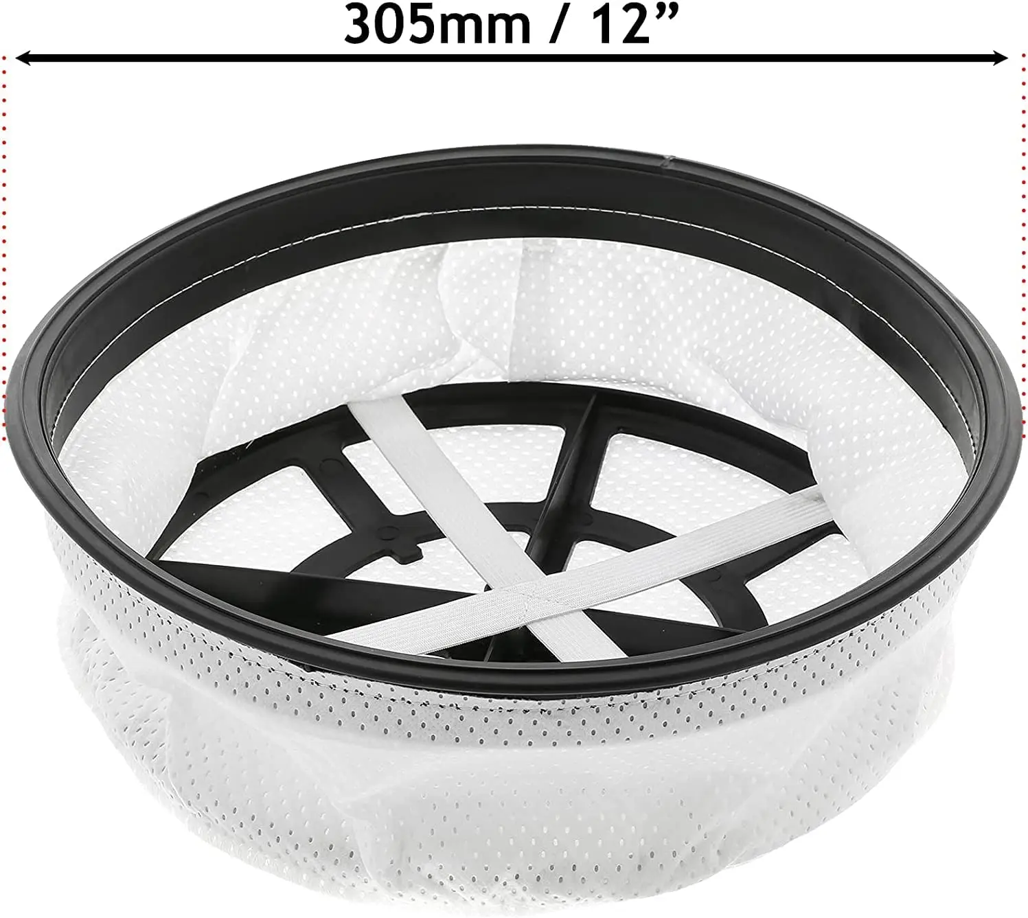 Pièce de rechange pour filtre rond, compatible avec Numatic Edward Henry HVR200M, Hetty George GVEsuspecAV300 CVCsuspecNVQ200, TriTex E27, 305 mm