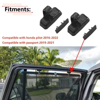 Clip de gancho para parasol de puerta trasera de coche, Kit de cubierta para Honda Pilot 2016-2022/Passport 2019 2020 2021 83741-TG7-A00ZAKIT