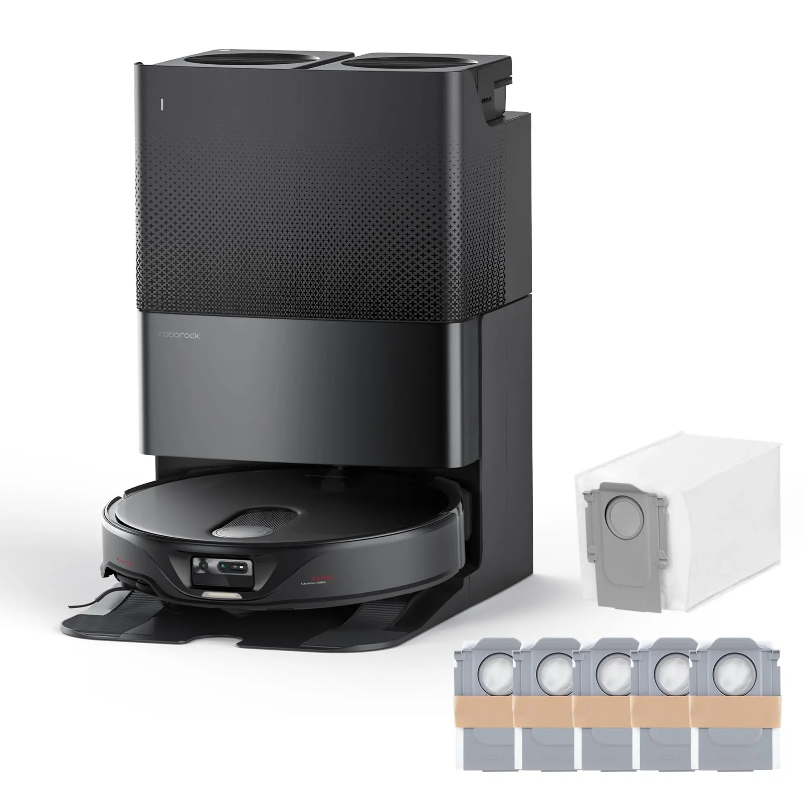 

ЭМЕРСКИЕ ПРОДАЖИ Робот-пылесос и швабра roborock Qrevo Slim с 6 упаковок одноразовых мешков для пыли