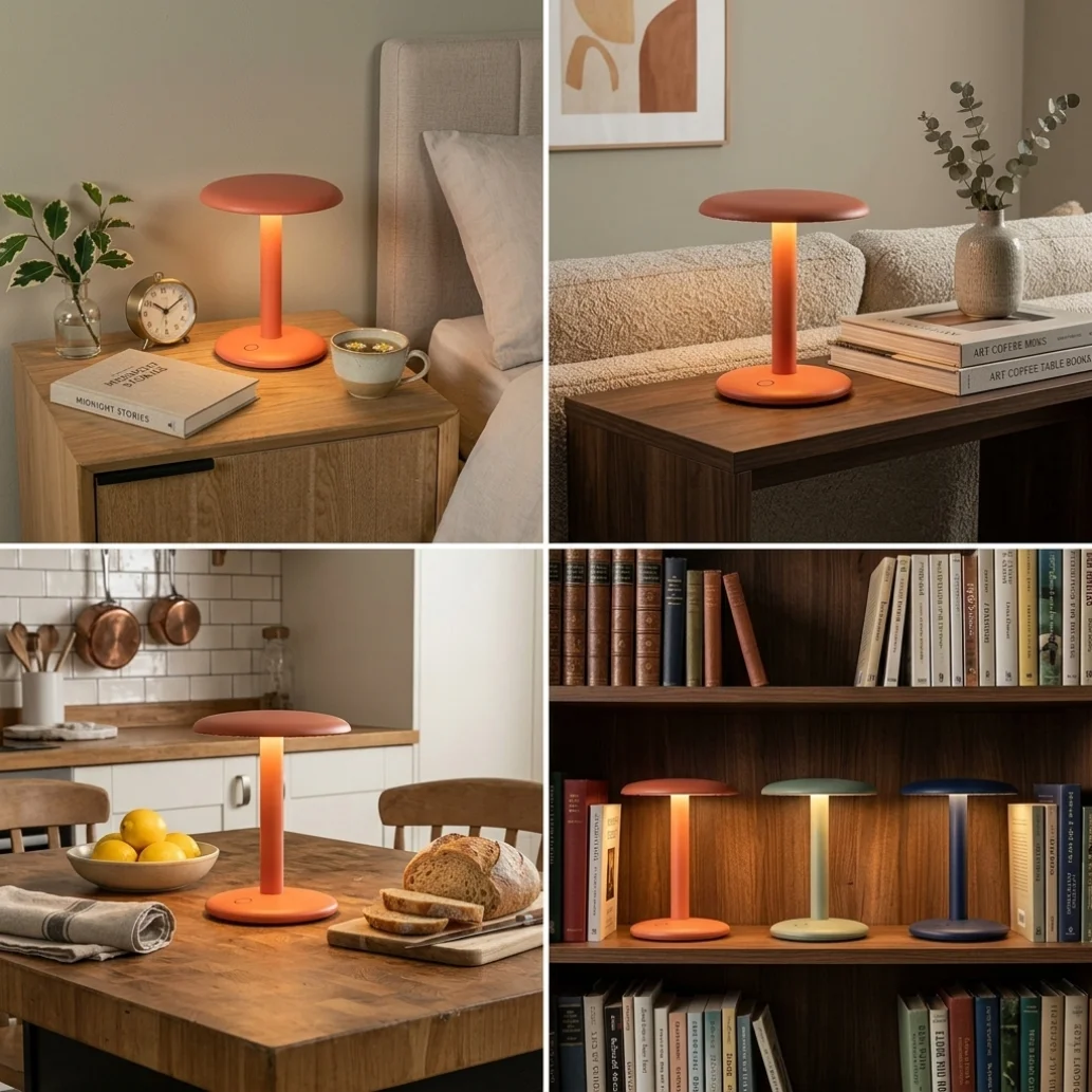 Cordless Touch Table Lamp, 3 C - Colour Changing Bulb ulasan dan harga