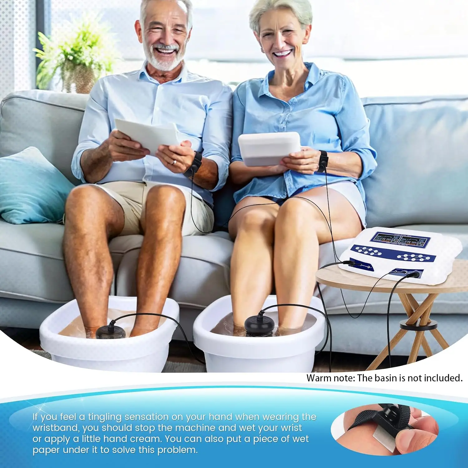 Professional Ion Cleanse Dual Ionic Detox Foot Bath machine With 10 plastic liner bag