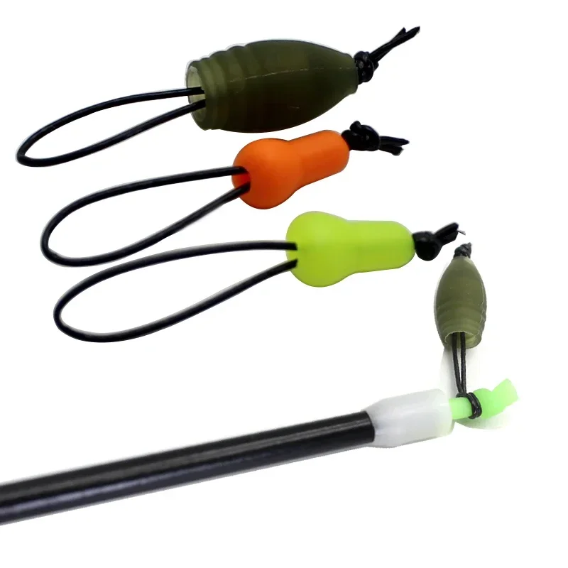 Accessoires de pêche à la carpe, connecteurs élastiques en Dacron attachés à la main, ligne de plate-forme assortie et pour plates-formes à la carpe, 8 pièces