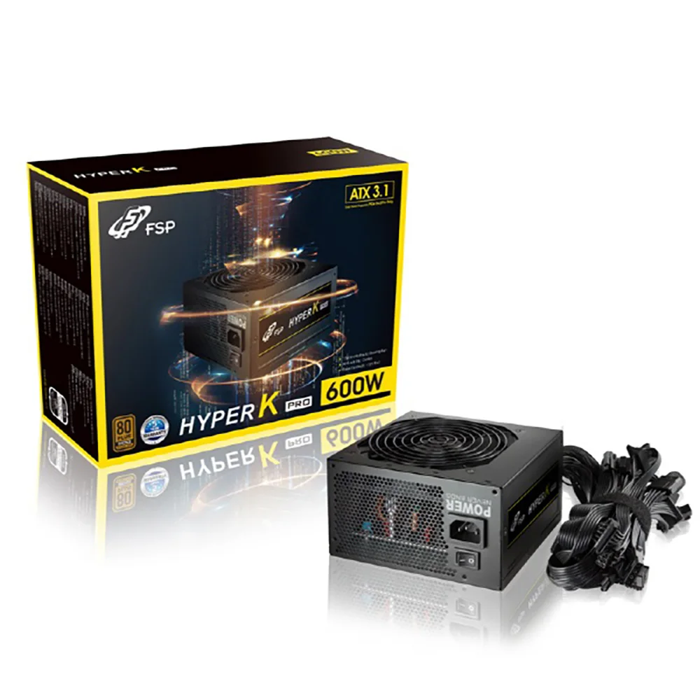 FSP HYPER K PRO 600W Bronze EU ATX3.1 (Black)