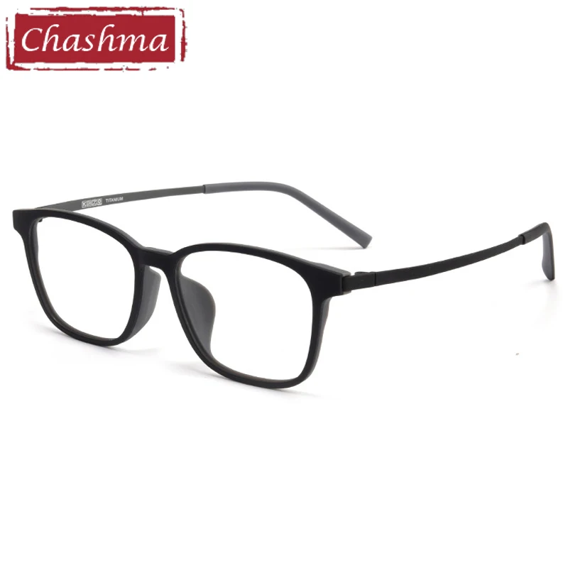 Chashma Glasses Frames Rubber Titanium Lightweight Eyeglasses Men Women Optical Eyewear Spectales for Prescription Lenses Gafas