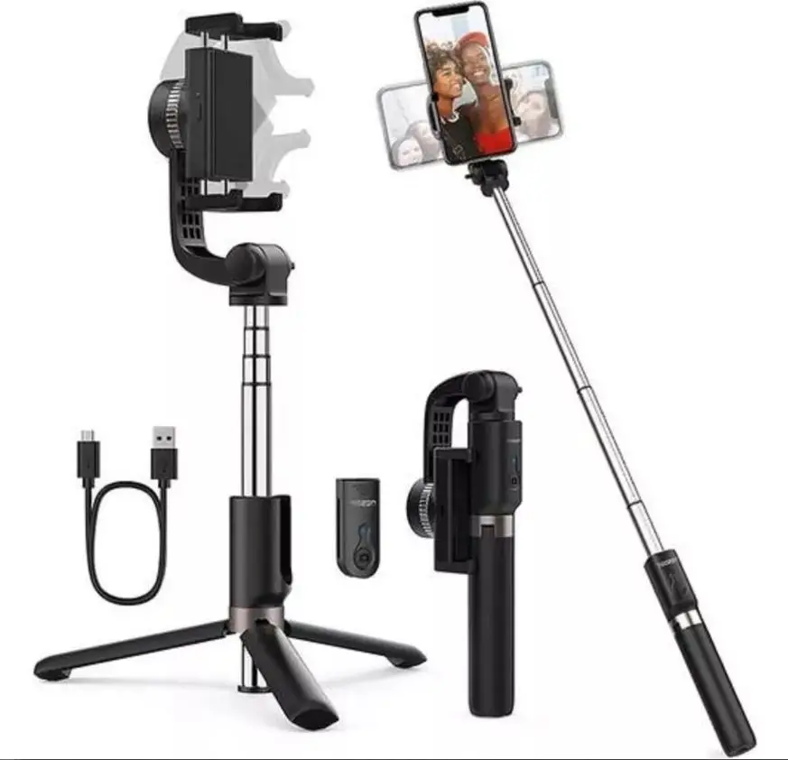 L08 Electronic Gimbal Stabilizer Mobile Phones Photography Filming Professional Stable Videos Compatible Universal Tool