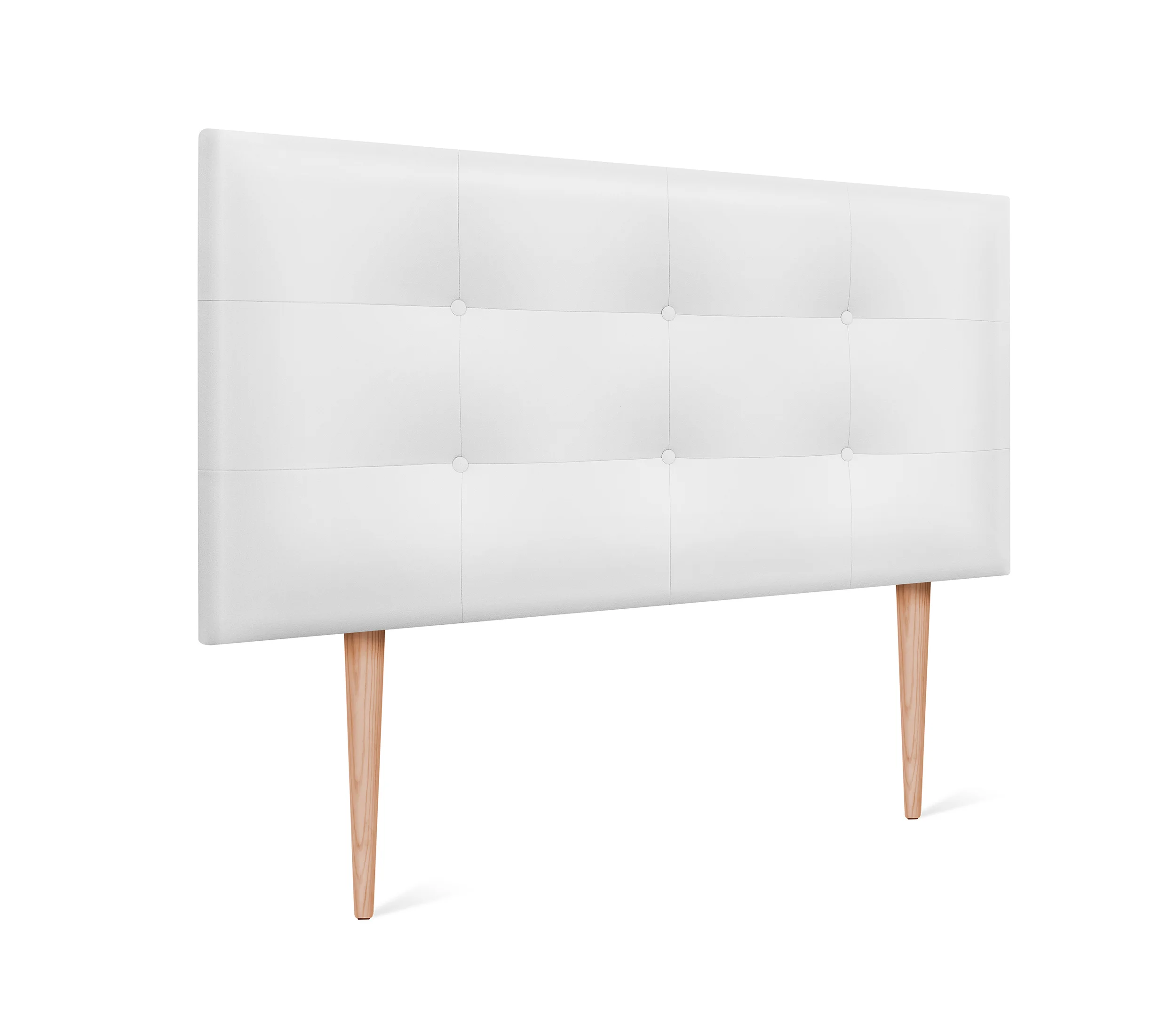 DHOME Headboard Bed Heads Padded Capitoné 8cm Thick Upholstered Fabric and Polyskin Headers