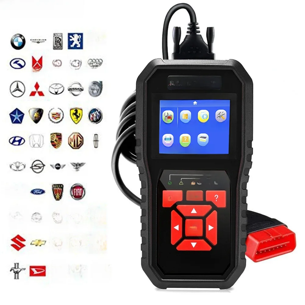 Profissional OBD2 Automotive Diagnostic Tools, Check Engine Light Tool, OBD Code Reader para todos