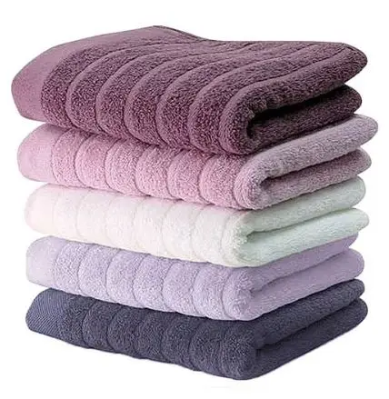 [Daju Towel]5pcs/10pcs Dailly Towel 105g 36cm x 72cm Gray Purple White Small Thin and Light pure Cotton towel for Home and Business use.Easy to Use. Dry well in Summer. Hair shop/Pension/nursing home/Fitness club