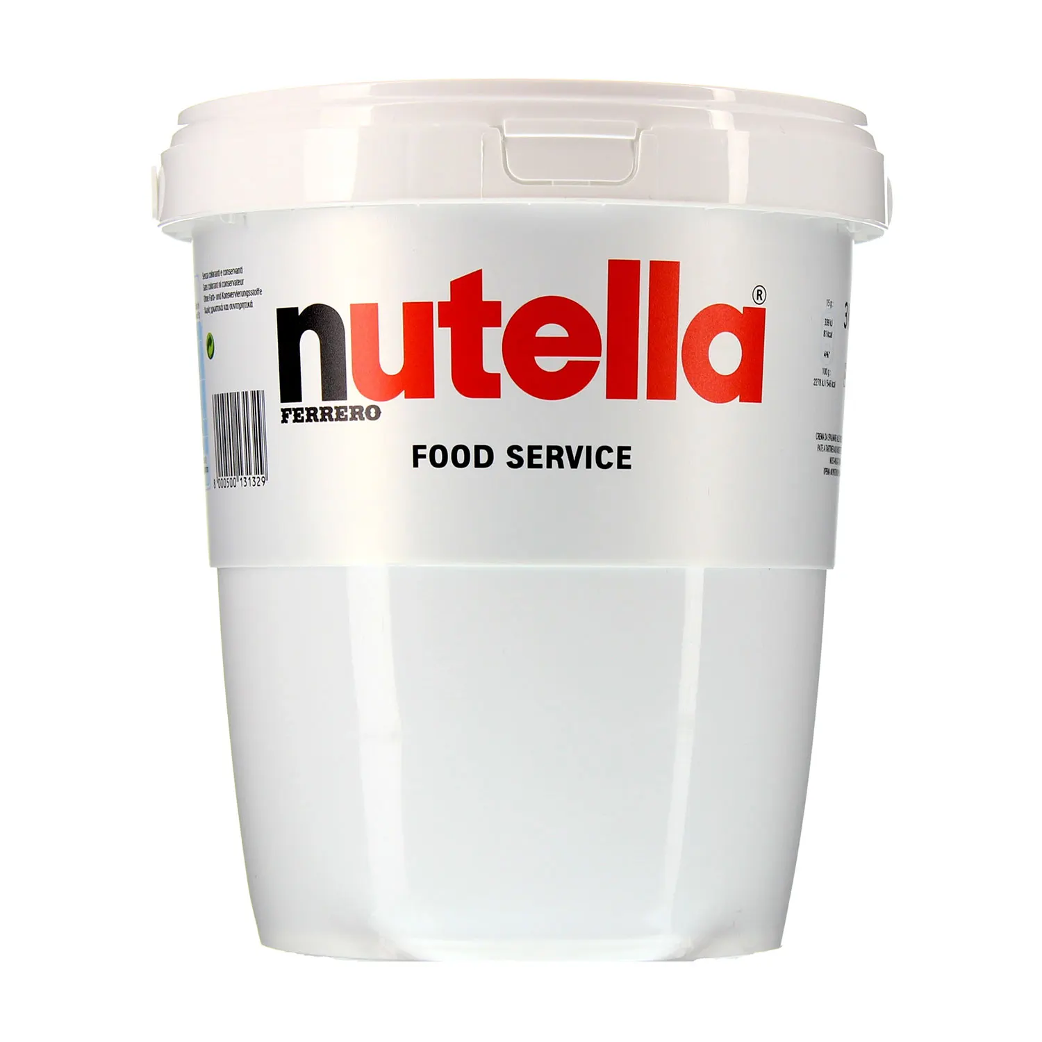Nutella Cubo de 3kg - Crema Ferrero original para tartas, postres, panqueques, Horeca, gran capacidad, venta al por mayor, XXL