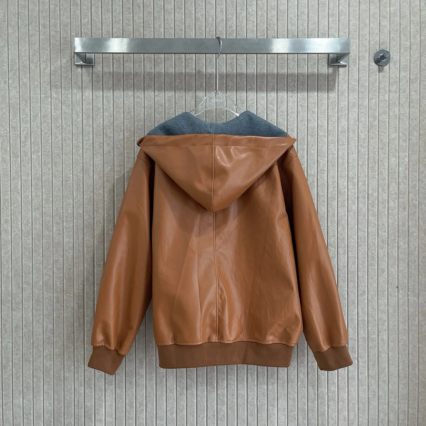 

2025 New Coat Jacket Solid Zippers Long-sleeved Hooded Hoodie Fashionable Versatile Slimming Figure-hugging Spring Summer