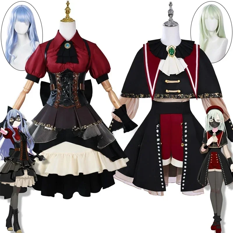Bang Dream Sakiko Togawa Cosplay Kostuum Wakaba Mutsumi Carnaval Uniform Volwassen Anime Halloween Kostuums Maskerade Vrouwen Game - afbeelding 2