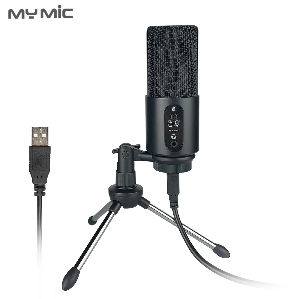 

MY MIC W110 192khz USB Condenser studio Computer Gaming Microphone Mics For Laptop Recording Podcasting Broadcasting with stand