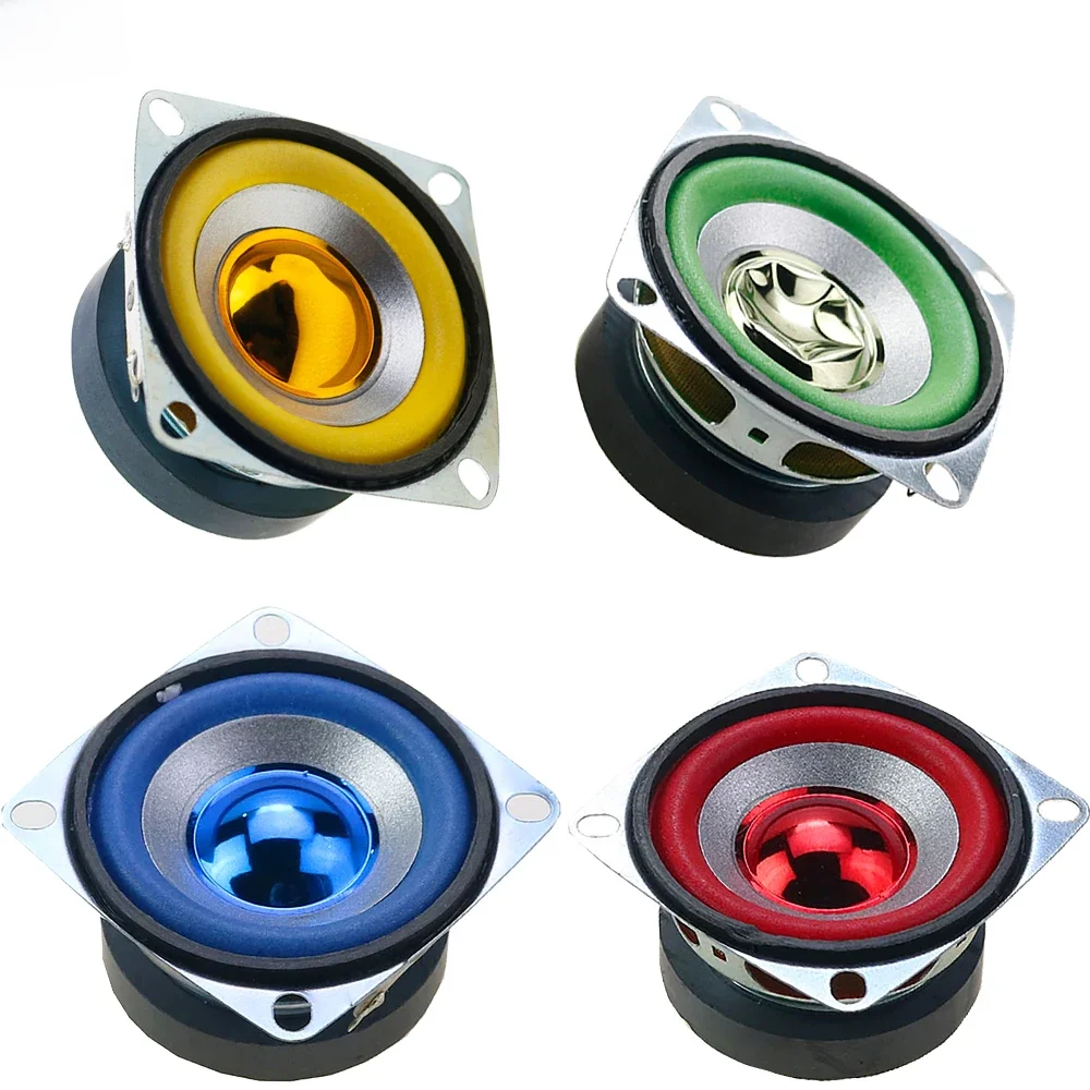 Haut-parleur carré Bluetooth Home cinéma, haut-parleur radio audio, gamme complète, cône en caoutchouc, bricolage, 4 ohms, 5 watts, 2.08 ", 53mm, 1PC