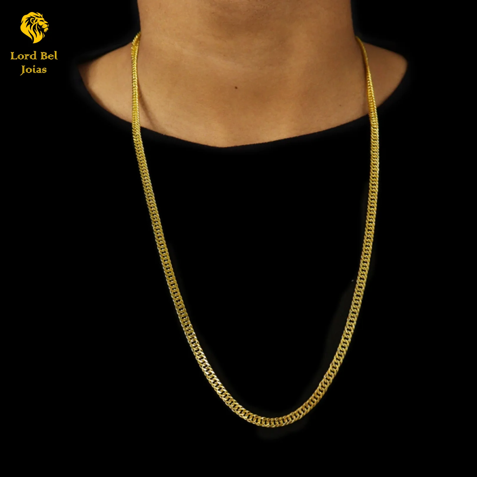 4 MM Grumet Chain in Old Coin Jewelry (Nordic Gold) Eternal guarantee in color! Say no to gold-plated jewelry!