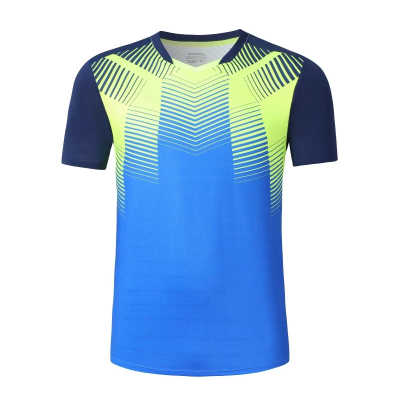 Camisa de tenis de bádminton para hombre y mujer, camisetas de Ping Pong de secado rápido, camiseta transpirable de manga corta con estampado 3D, 2023