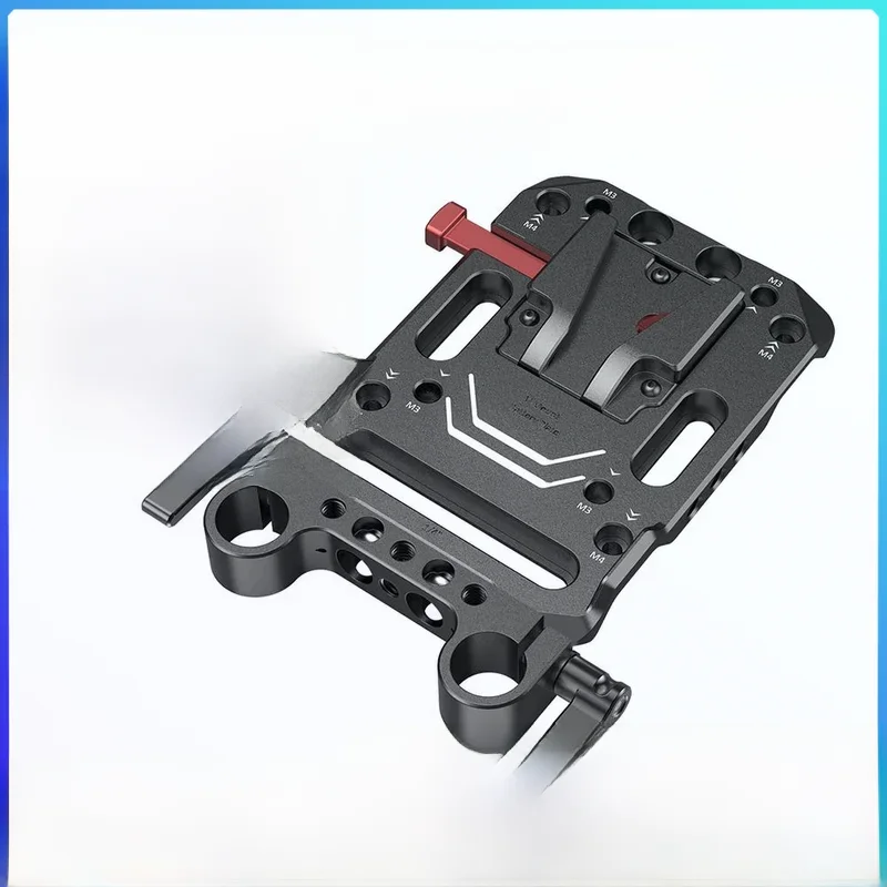 SmallRig V Mount Battery Plate V-Lock Mount Battery Plate z podwójnym zaciskiem pręta 15 mm do zasilacza aparatu -3016 — zdjęcie 2