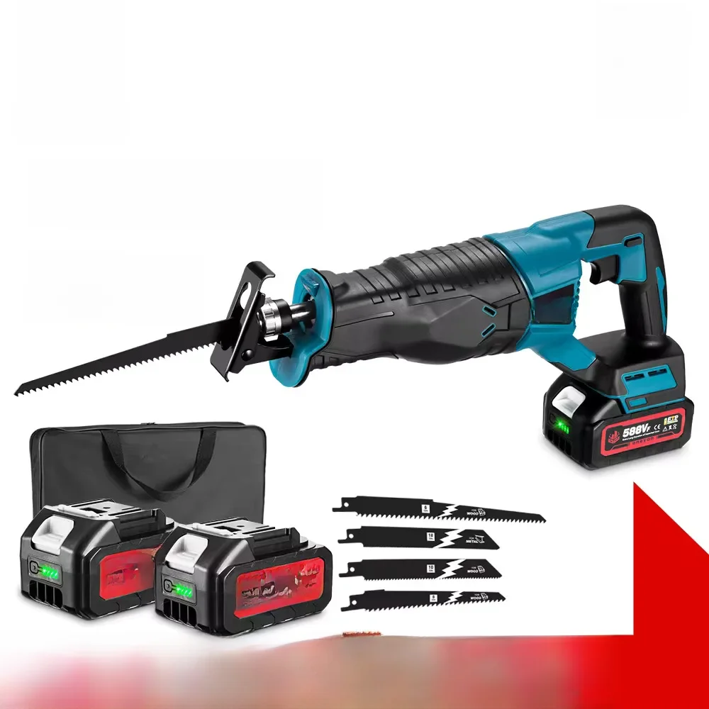 ONEVAN 3000W 10000SPM Elektrische Säbelsäge Elektrische Kettensäge Säbelsäge Tragbare Cordless Power