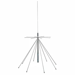25MHz-1300MHz,Ultra-Wideband Discone Antenna,Multi-Frequency Compatible, PL259 Connector