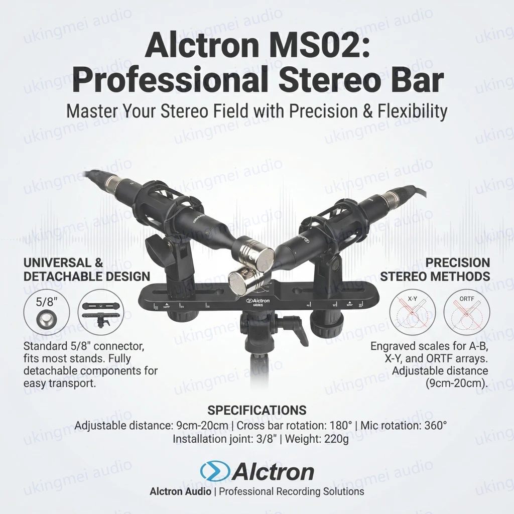Professionele Dubbele Microfoon Stereo Standaard Upgrade Uw Opnameapparatuur Vang Rijke Ruimtelijke Details Verbeter Direct De Audiokwaliteit
