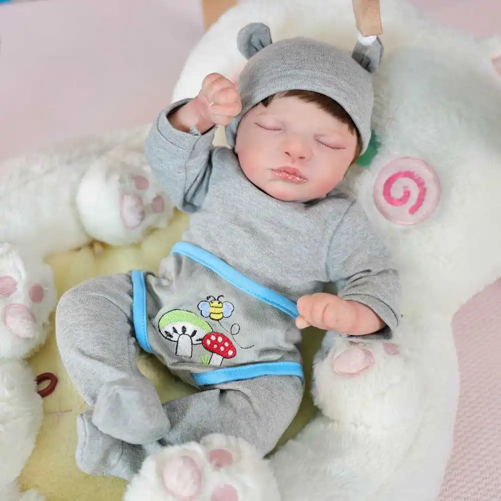 Cloveray 20 بوصة نابض بالحياة تولد من جديد دمية طفل لطيف واقعية دمية الفينيل اللعب منزل تهدئة دمية الكلاسيكية اليدوية لعبة طفل هدية