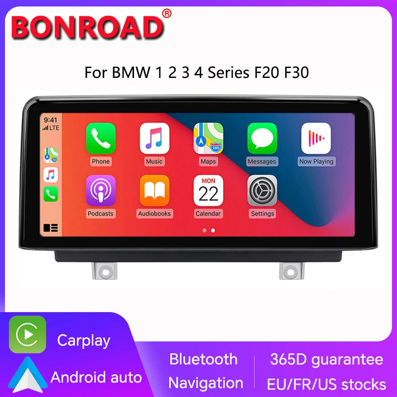 Wireless Carplay Multimedia Display Screen Android Auto Radio For BMW 1 2 3 4 Series F20 F21 F22 F30 F31 F32 F33 F34 F36 M4 F82