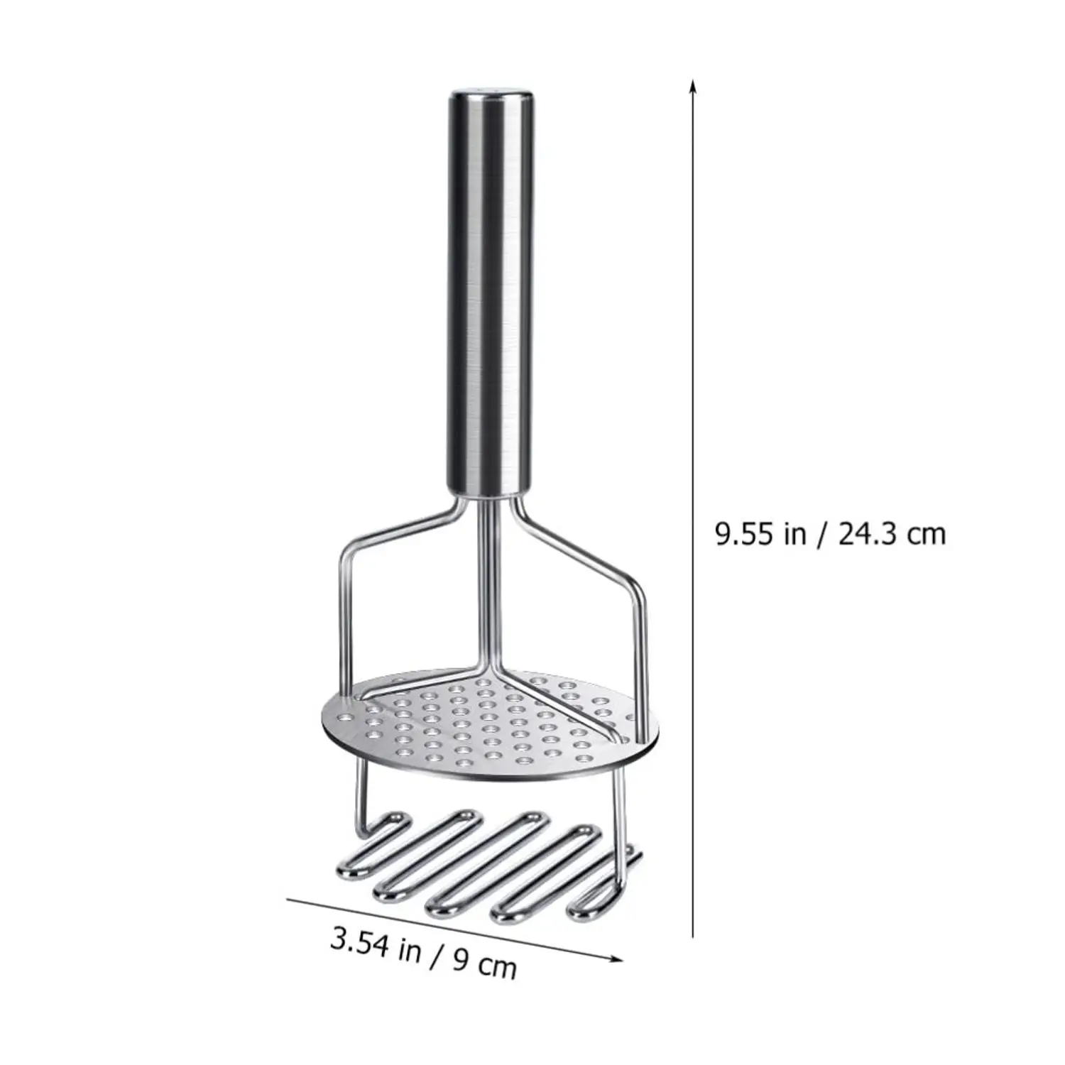 Potato Masher, Potato Ricer, Potato Masher Stainless Steel, 2 In 1 Mash Potatoes Masher, Masher Kitchen Tool, Wire Masher With B