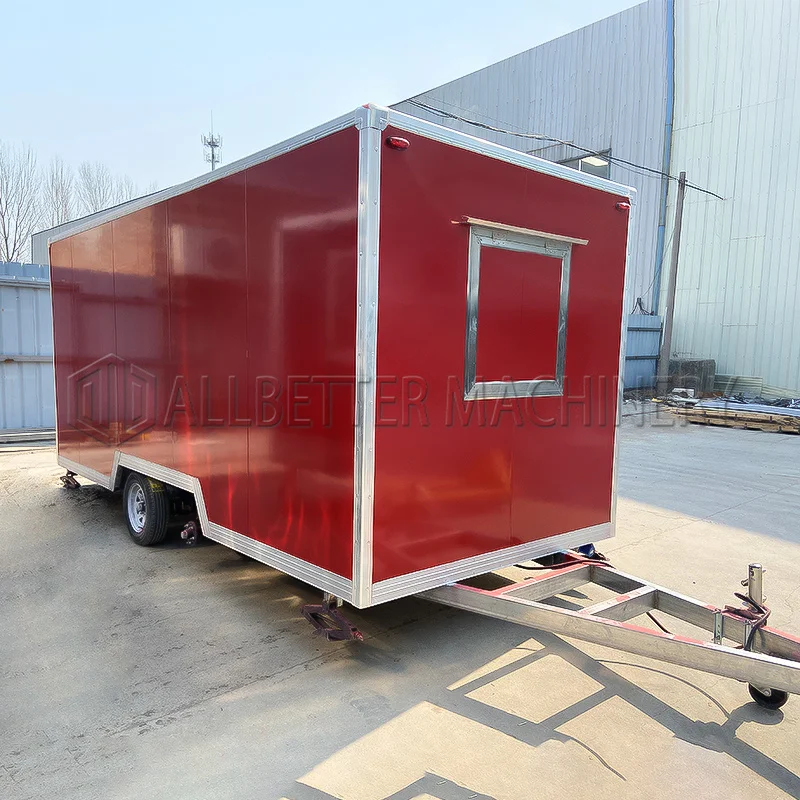 

Wholesale Price Fast Food Trucks Street Mobile Food Trailer Pizza Taco Food Vending Van Catering Trailer Ice Cream Cart for Sale
