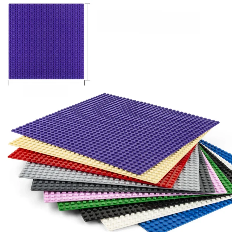 Plaques de Base 32x32 points, 10 couleurs, blocs de construction classiques, assemblage de plaques de briques, plaque de base Compatible avec lego, briques de petite taille